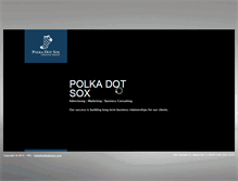 Tablet Screenshot of polkadotsox.com